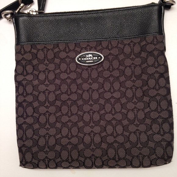 Coach Mini C Saffiano Leather Crossbody Bag